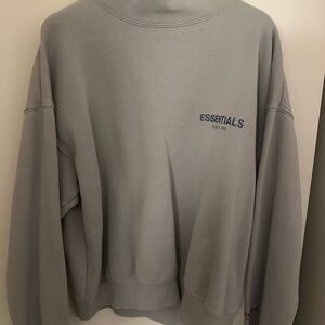 Fear of God Gray Crewneck Sweater Oversized Fit